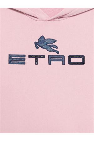 felpa in cotone rosa ETRO KIDS | GW4P60Z2906500